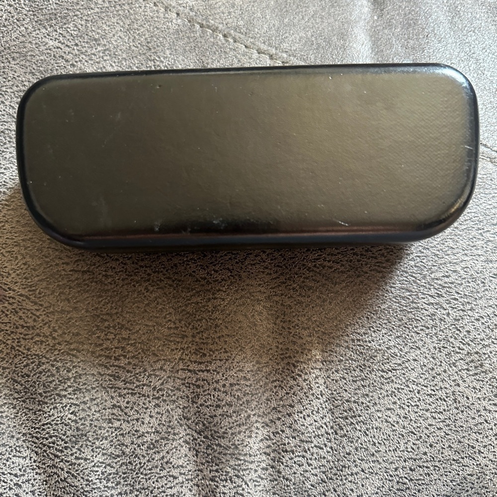 COACH Black Hard Shelled Case Glasses Sunglasses Embossed - Picture 6 of 8